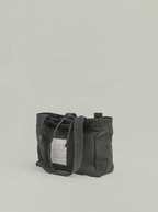 雙面兩用 復古帆布托特包 L - 炭灰