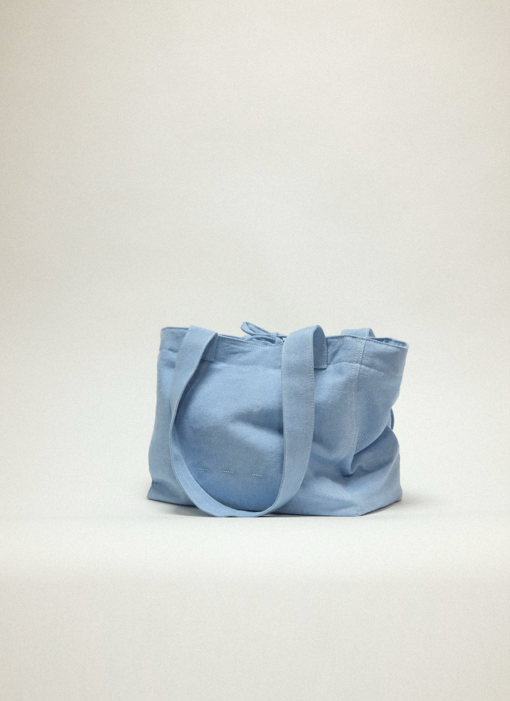 雙面兩用 復古帆布托特包 L - 丹寧