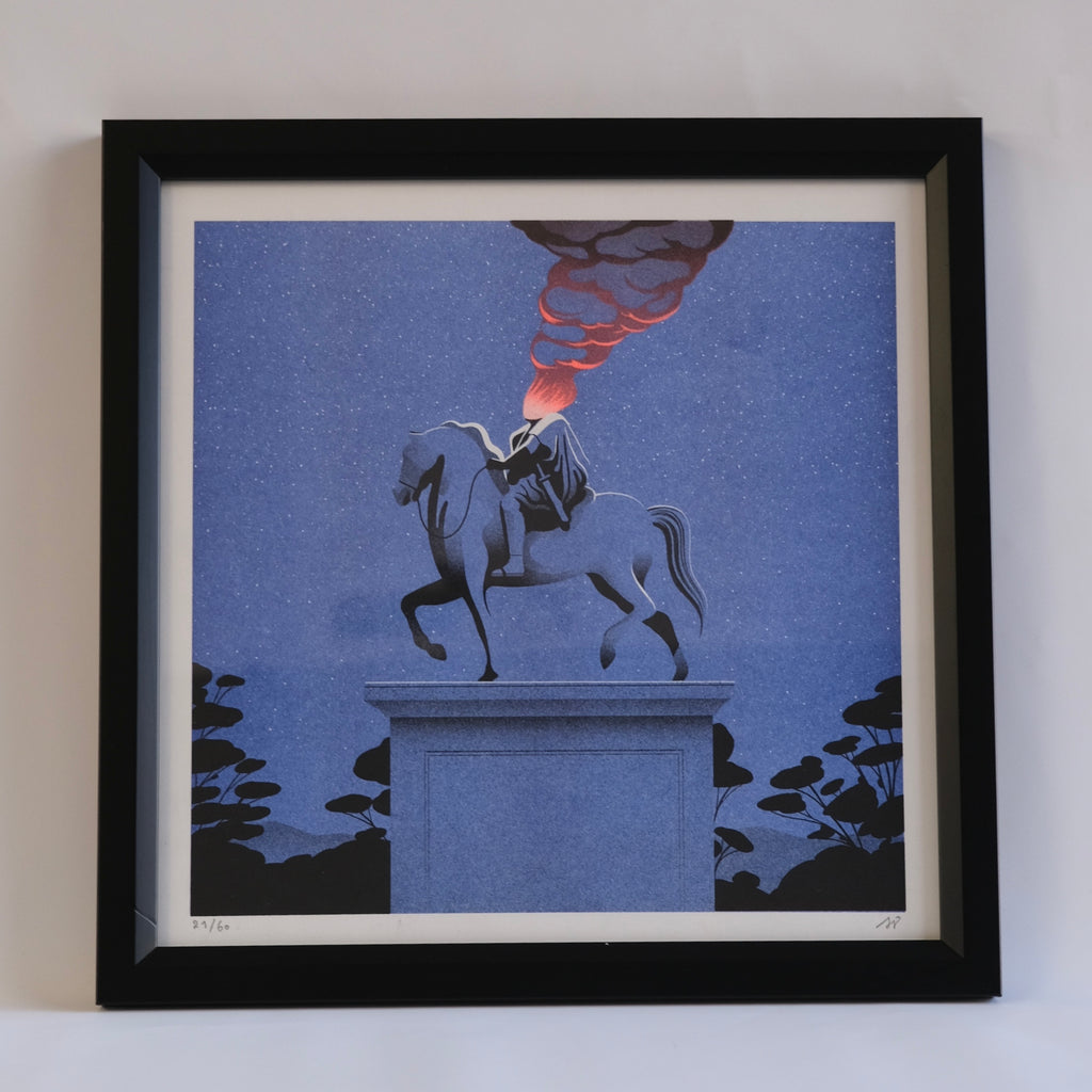 法國Sébastien Plassard畫作 Feu équestre