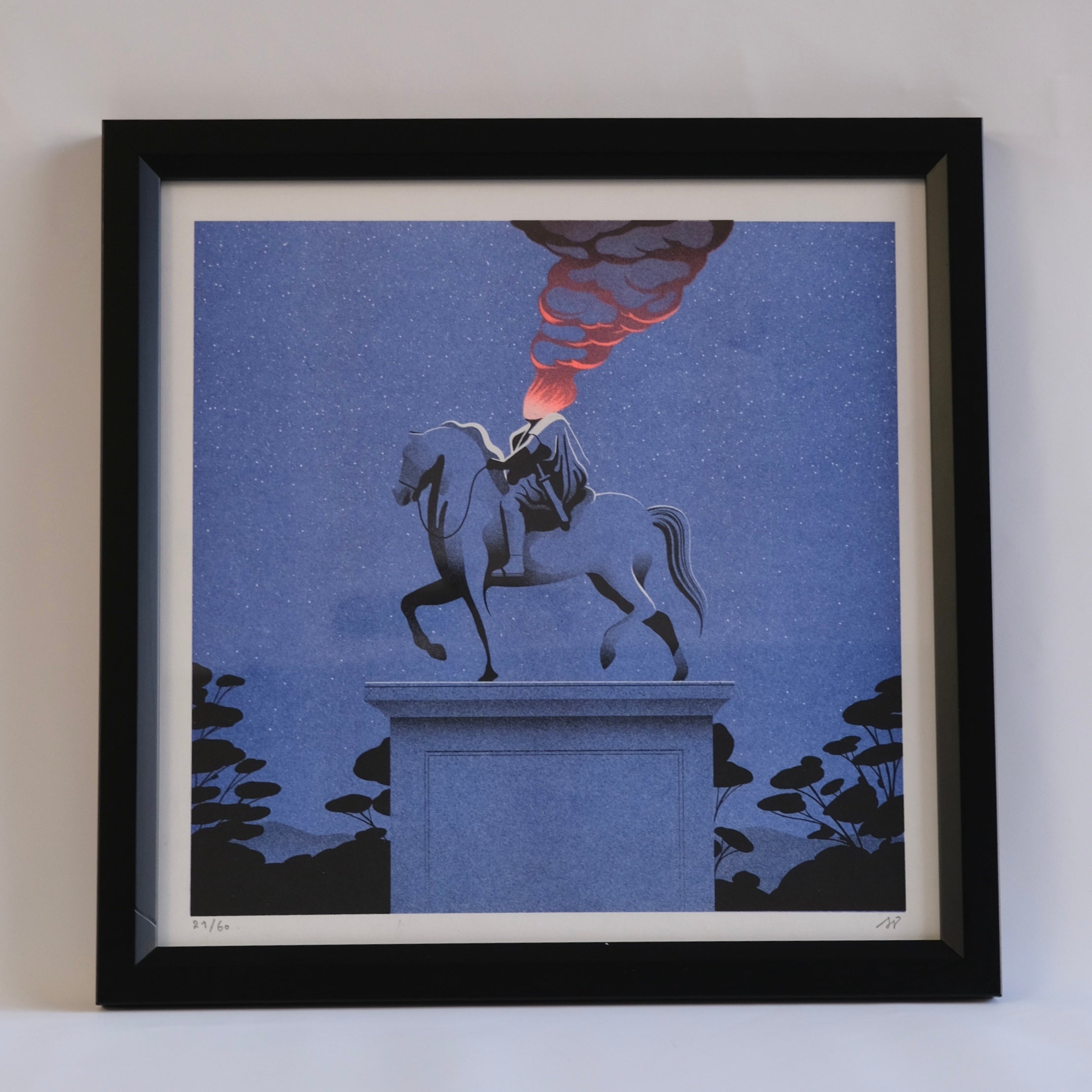 法國Sébastien Plassard畫作 Feu équestre