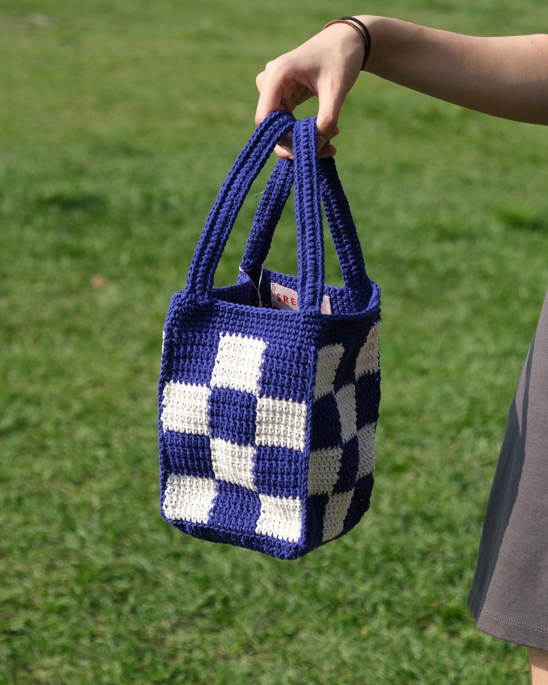 Sreepp手工編織包-藍色小精靈