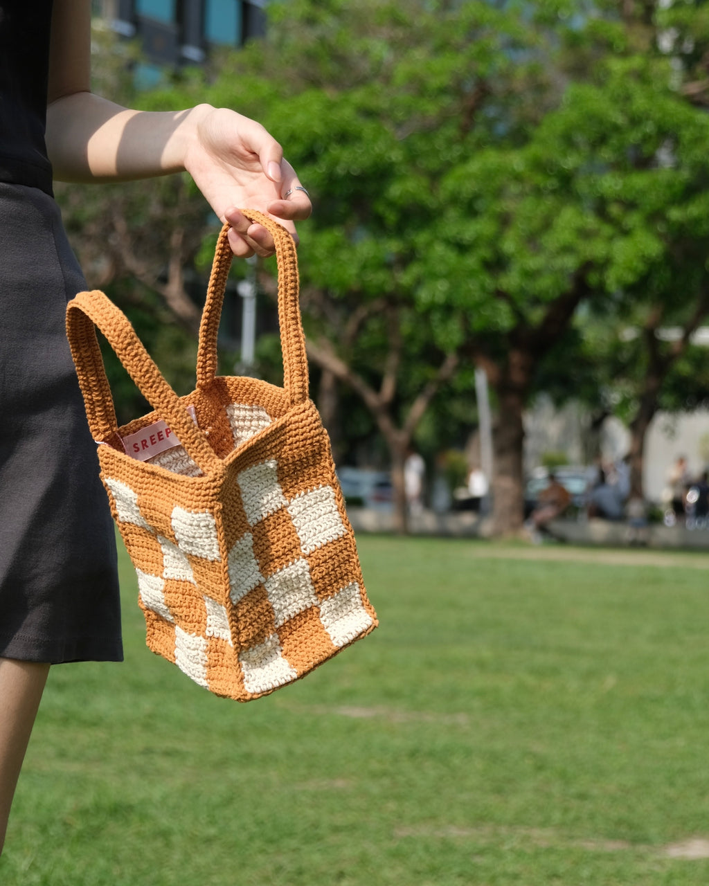 Sreepp手工編織包-焦糖奶茶
