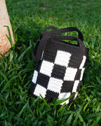 Sreepp手工編織包-百搭黑白