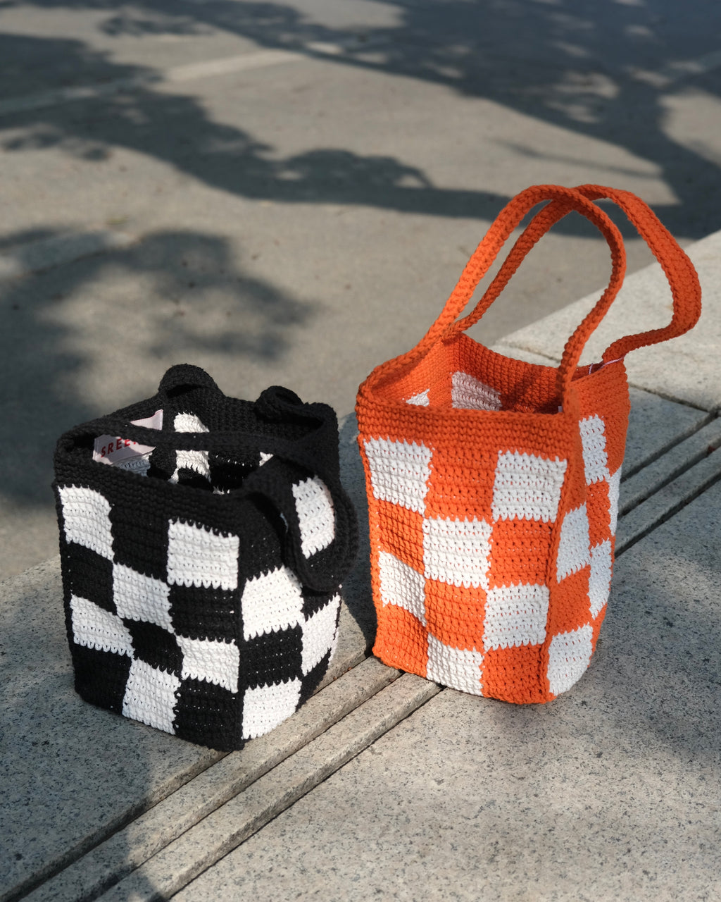 Sreepp手工編織包-百搭黑白