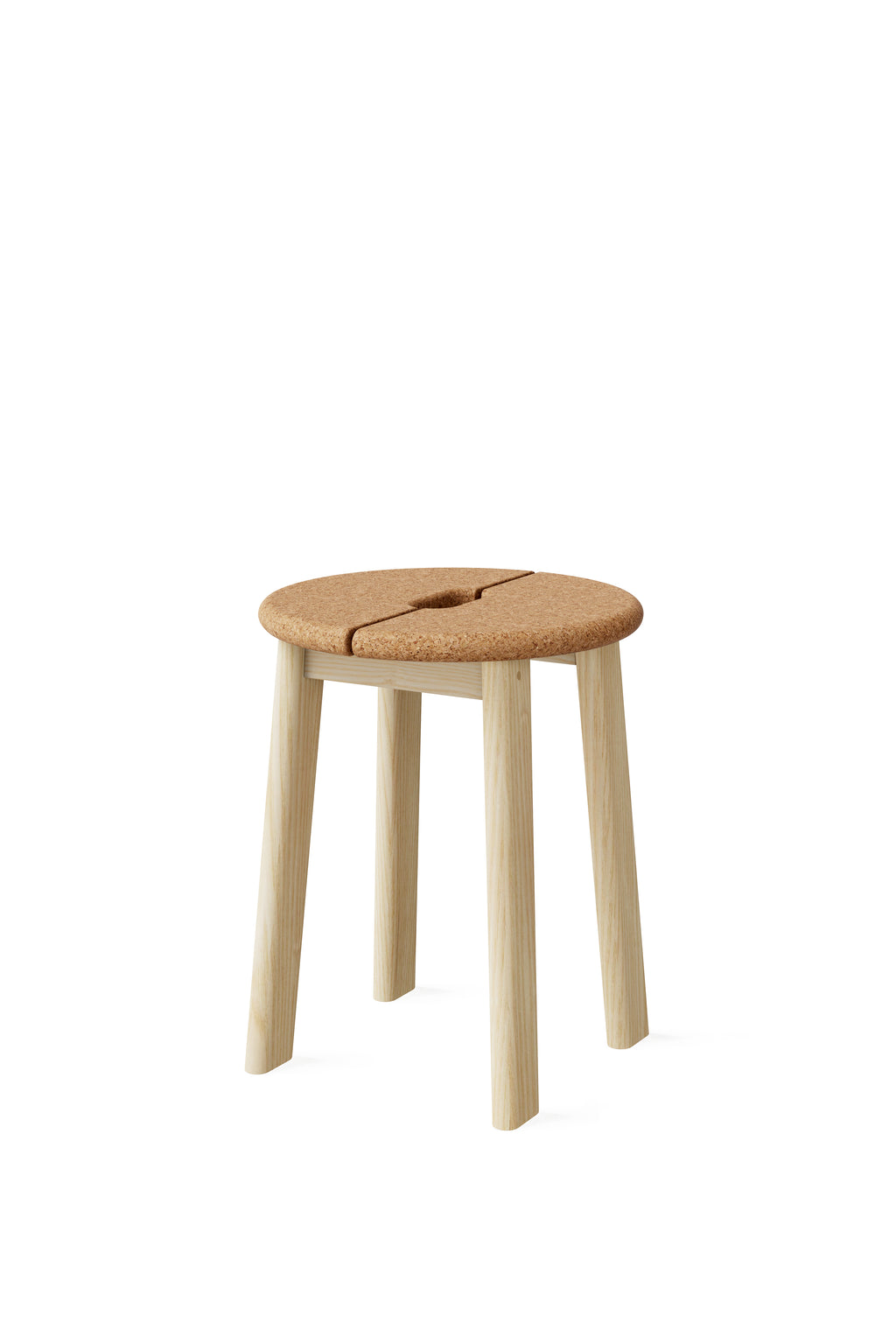 BRAVO Stool - 軟木椅座 - 原木