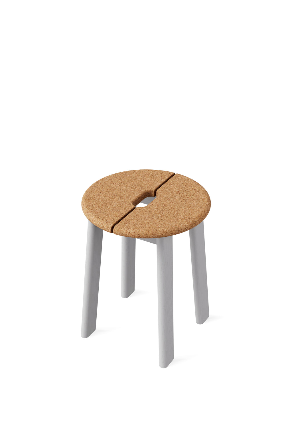 BRAVO Stool - 軟木椅座 - 灰