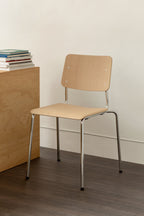 FORE Chair - 原木/電鍍