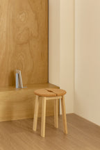 BRAVO Stool - 軟木椅座 - 原木