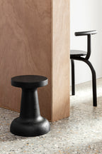 PUSHPIN Mini 軟木桌凳 - 黑