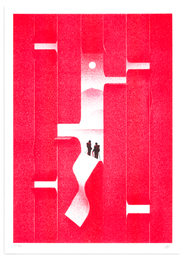 法國Sébastien Plassard畫作 Tandem pt.4